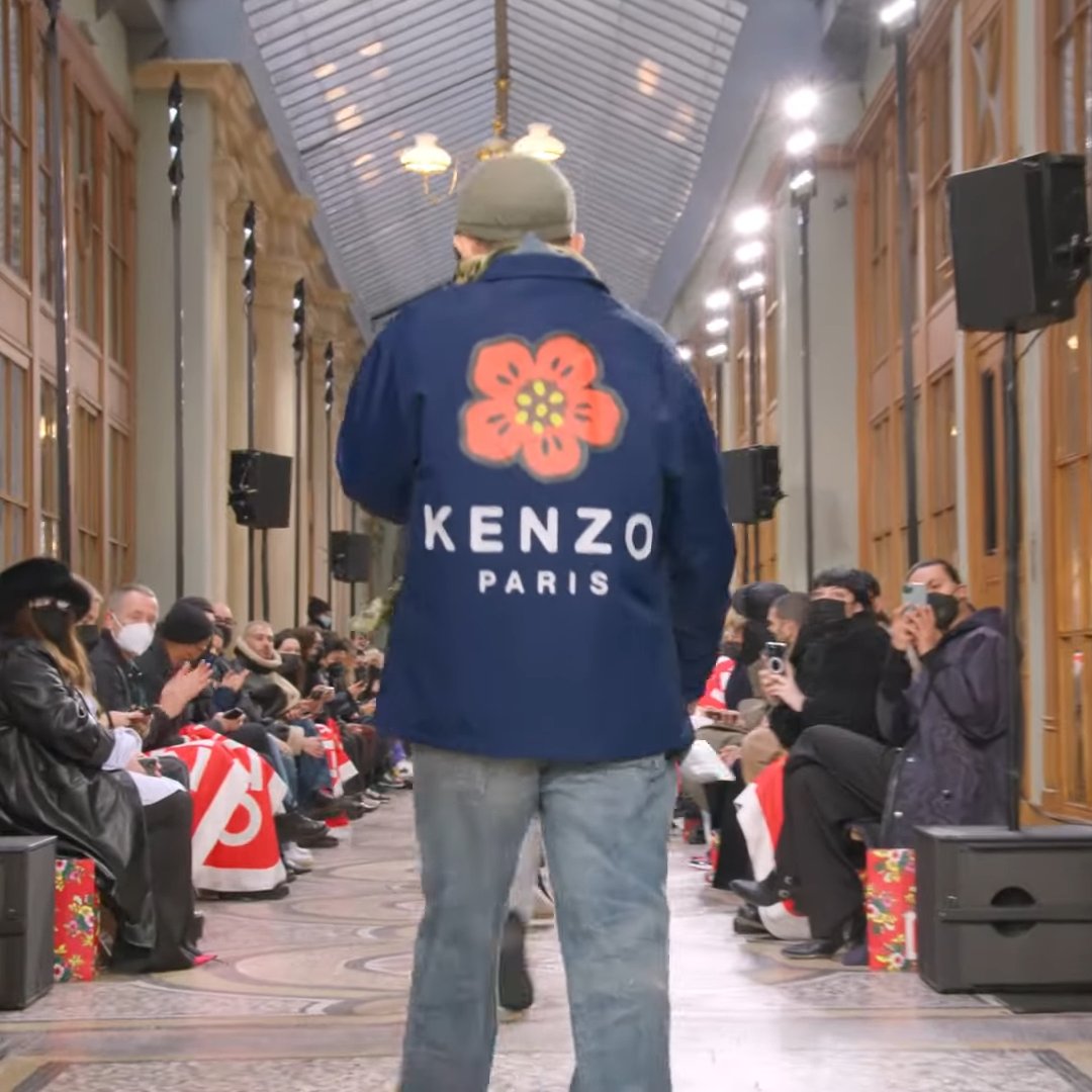 Modern Notoriety on X: The first drop from KENZO x NIGO is the Boke Flower  collection, featuring NIGO's navy coach jacket 🌺    / X