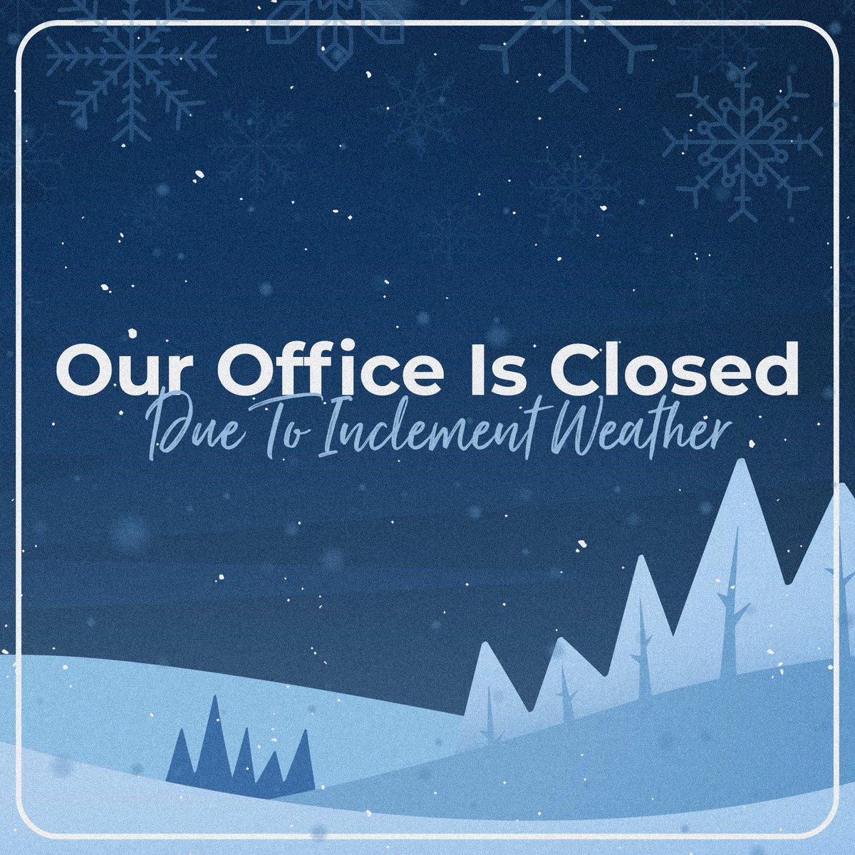 Due to the extreme weather PISD has closed Thursday and Friday. As a staff, we decided it’s best to follow and close our church office Thursday and Friday as well.

Stay safe, HGBC!