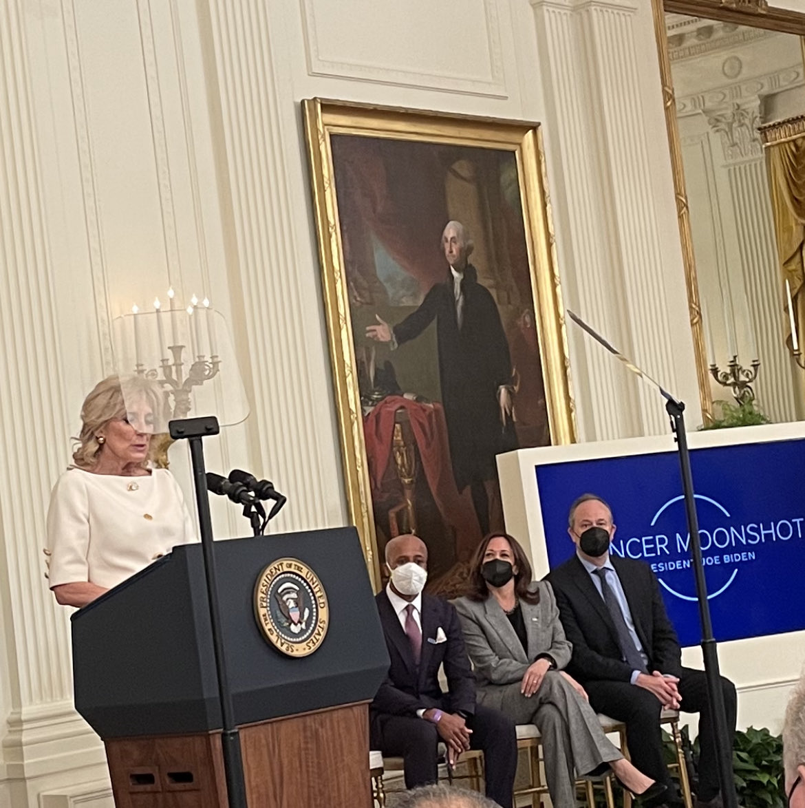 LLacasseACSCAN's tweet photo. Dr Biden giving a call to action. ⁦@ACSCAN⁩ and ⁦@AmericanCancer⁩ are ready to lead! https://t.co/PRgamPTmt5