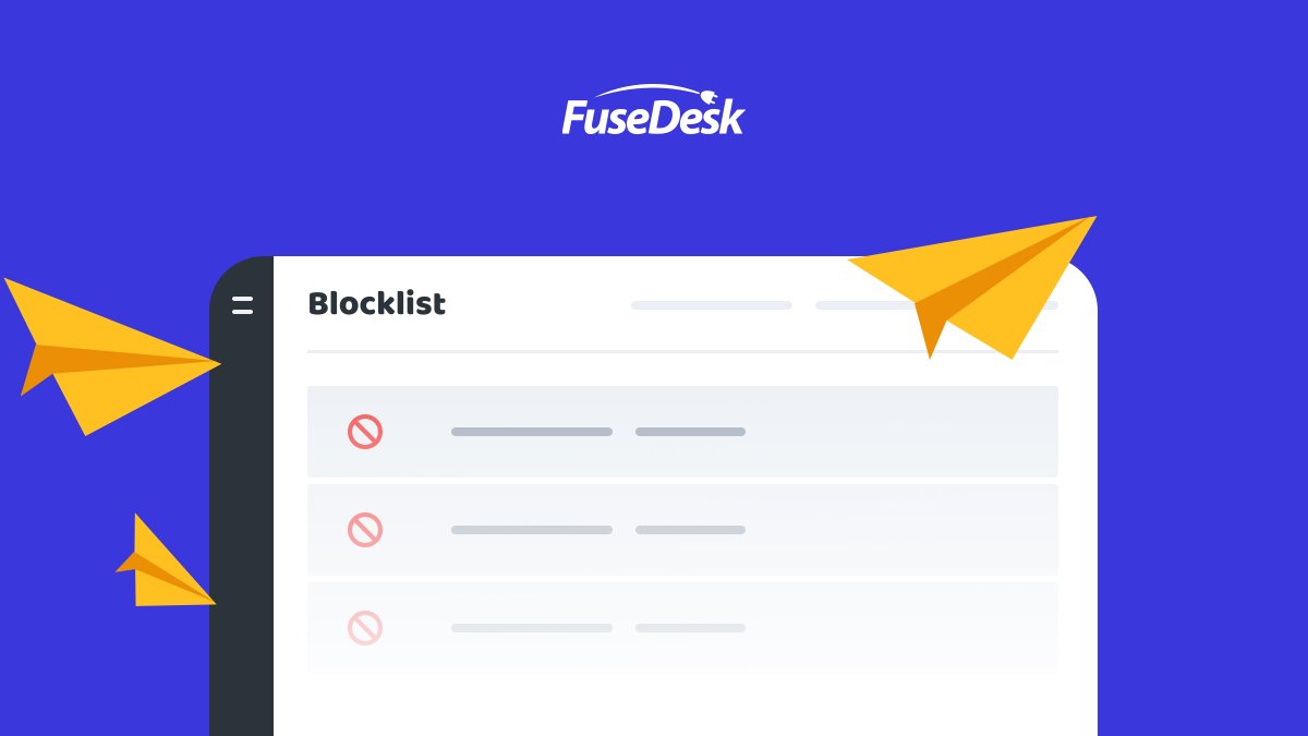 FuseDesk's tweet photo. 🎉 @FuseDesk allows you and your team to easily block specific phone numbers, emails, countries, IP addresses, and more from creating new live chats or cases in your app.
⛔️ When a new message, chat, SMS, or email, etc. comes, we...
Read On: https://t.co/MSWREJSS72 https://t.co/WisuZDVQkD