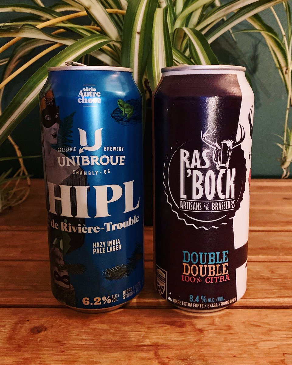 MojoRisenJam's tweet photo. Allô🍻
Voici les 2 bières que nous avons présentées vendredi dernier sur #Twitch
There are the 2 craft beers we reviewed on last friday stream!
#hipl #unibroue #chambly #raslbock #doublecitra #lapocatière https://t.co/TlbvmHTjUj