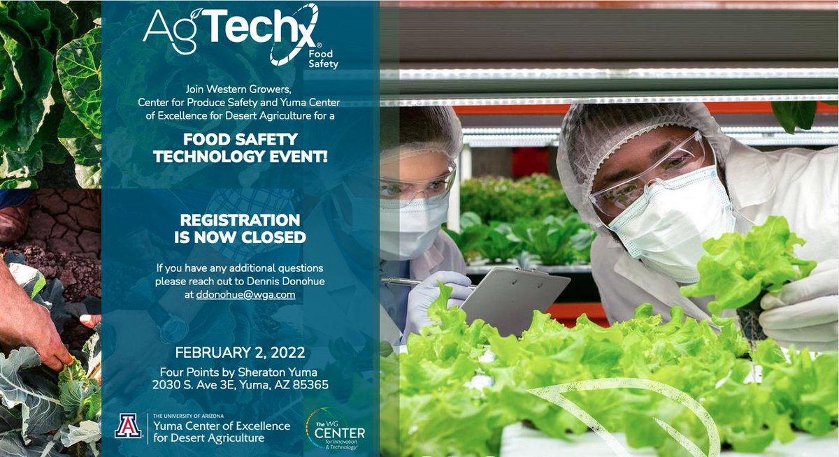 PathogenDX's tweet photo. Join us today at the 2022 AgTech Food Safety Conference where Dr. Mike Hogan and peers will be presenting as a group of innovators specializing in food safety prevention technologies and rapid diagnostics. #PathogenDx #foodsafety
https://t.co/kcNlTEnlk5 https://t.co/4YWhR7MB83