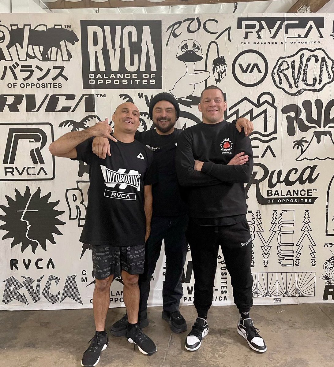 Great to see you bruddah <a href="/NateDiaz209/">Nathan Diaz</a> 🤙🏽