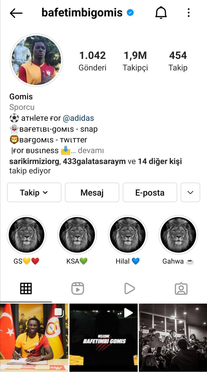 Gomisin profili çok iyi değil mi bence efsane. #bafetimbigomis