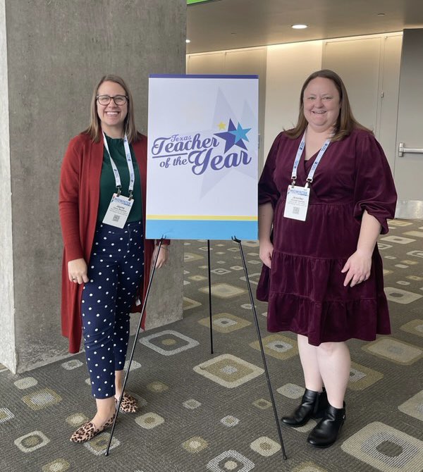 cujopage's tweet photo. “We know God doesn’t give us any more than we can handle, I just wish He didn’t trust us so much!”
Good words from Kevin Brown TASA
Congratulations to….
Jayme Beckham, Crockett Elementary, WFISD
Jennifer Connor, Jacksboro MS, Jacksboro ISD. https://t.co/cGTxemYVne