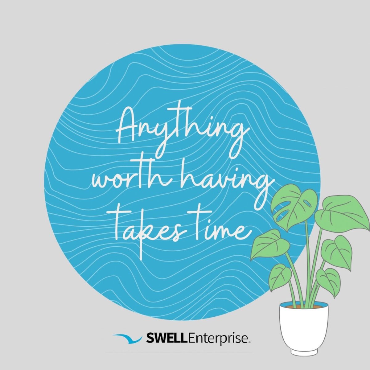 SwellSystems's tweet photo. Success doesn't happen overnight. This is your Wednesday reminder that all good things take time. Trust the process, keep working towards your goals and soon all your hard work will come to fruition!
.
. 
#SwellSystems #entrepreneur #smallbusiness #smallbiz #businessowner #bu... https://t.co/SJYmphzIz9
