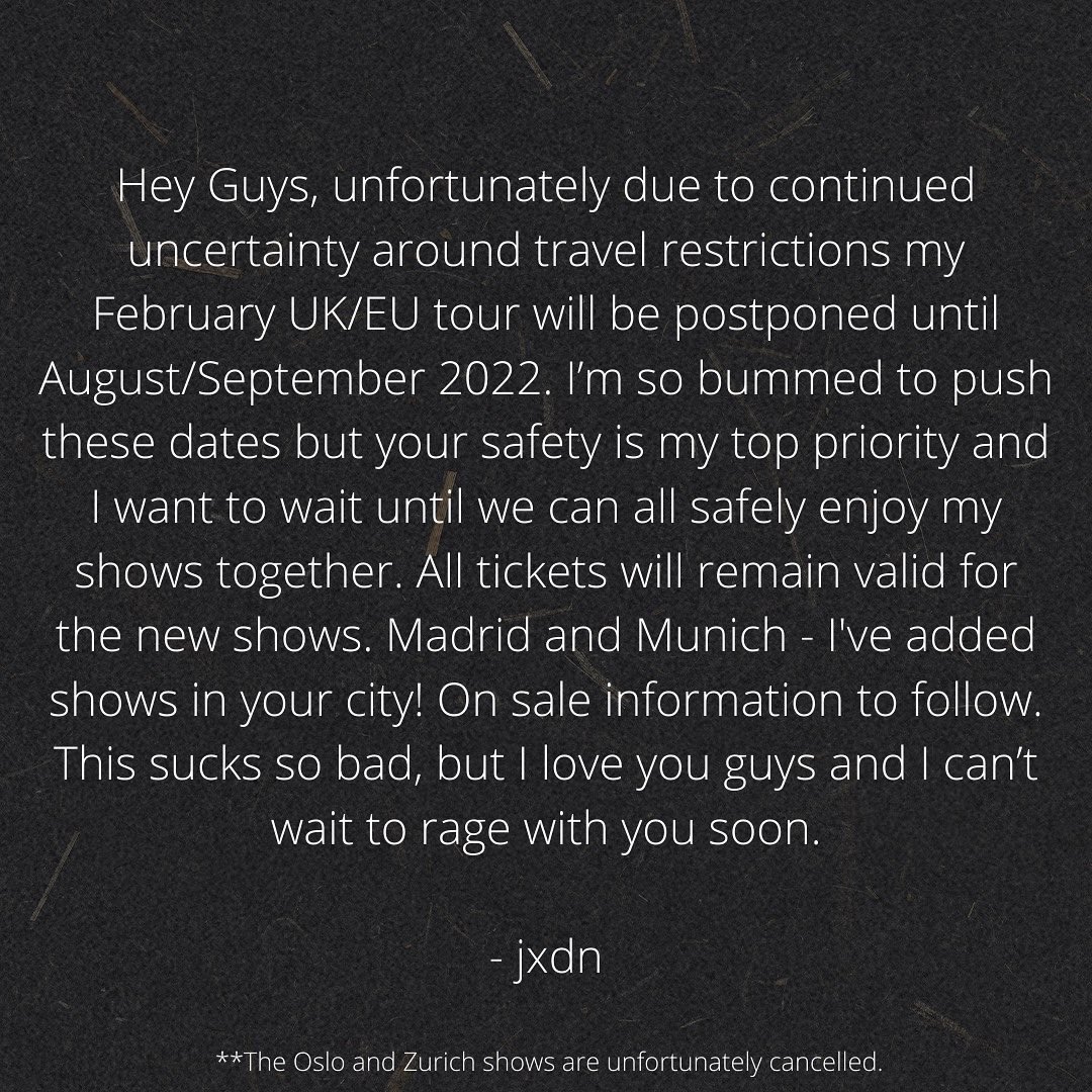 JadenHossler's tweet image. This sucks so bad but I’ll see y’all soon
Cant wait to fucking rage with you guys