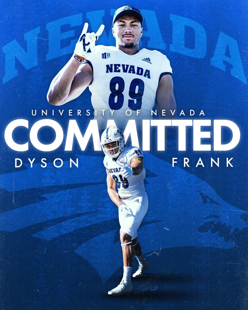 DysonnFrannk's tweet photo. I wouldn’t be who I am without the people in my life. I’m incredibly grateful to everyone who helped me along this journey.
With that being said, I have signed to play football at THE UNIVERSITY OF NEVADA! https://t.co/bPA8Zs8DTg