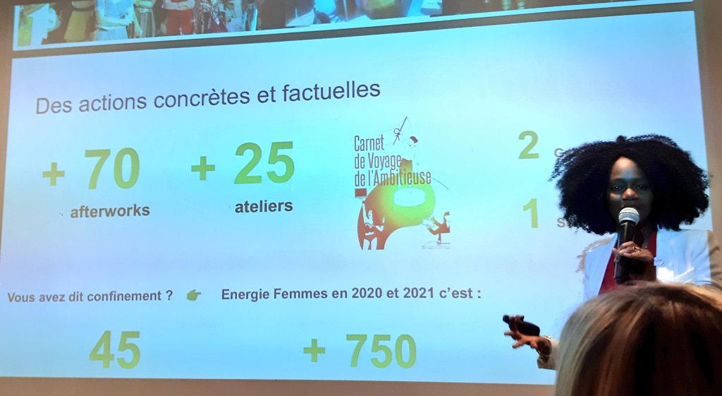 #GalaEF
"L'association Énergie Femmes c'est :
✔d'abord une histoire collective 
✔avec une volonté de tout partager
✔du concret !" 
rappelle <a href="/NMinetou/">Minetou N. ⭐️⭐️</a> 

Merci â <a href="/FredCintrat/">Frédérique Cintrat</a> qui nous soutient depuis le début"
