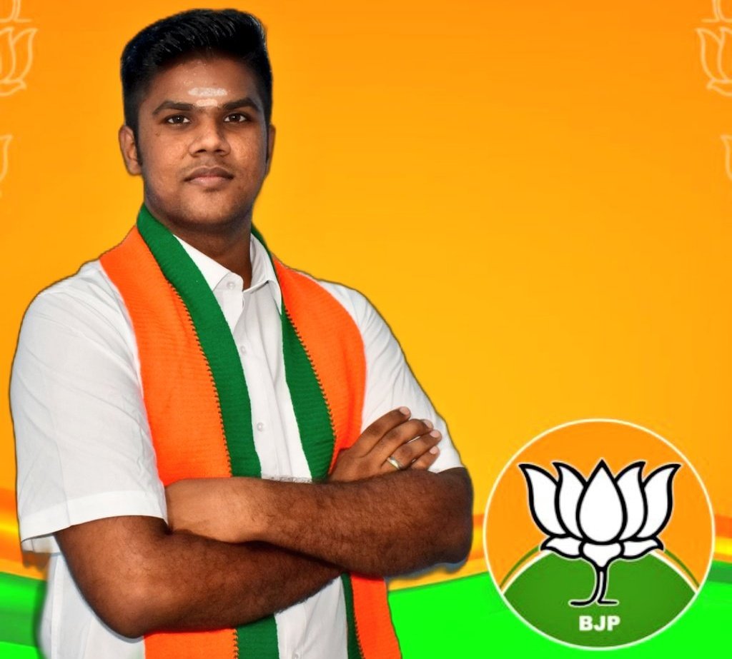 JKGogulBalaji's tweet photo. I'm Going to Nominate me today for the Thirumangalam Municipality (26th Ward) Election on Behalf of @BJP4TamilNadu Thank you for this Wonderful Opportunity given to me in the age of 21 @annamalai_k Anna. Always will work towards the 🇮🇳 Nation's Prosperity and Success. Jai Hind ! https://t.co/Idp8wgXR0B