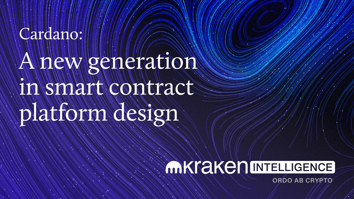 krakenfx's tweet image. Cardano survived the 2018-2019 crypto winter and has since held up among the top 5 crypto assets by market cap. How?

Learn how Cardano’s research-first approach revolutionizes smart contract platform design in Kraken Intelligence’s latest Deep Dive: blog.kraken.com/post/12789/car…