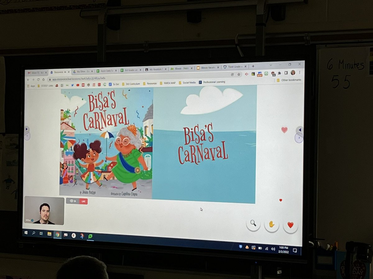kjteaches3's tweet photo. Celebrating #worldreadaloudday with @Scholastic and one of the live author read alouds! #21learns https://t.co/TOlqSqwqu6