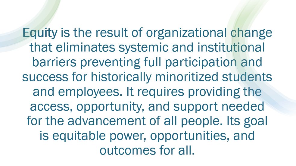 NACADA's tweet photo. "If you are doing Equity work, you must be addressing systemic and institutional barriers" #nacadaweb #acadv https://t.co/pA7fcd85DG