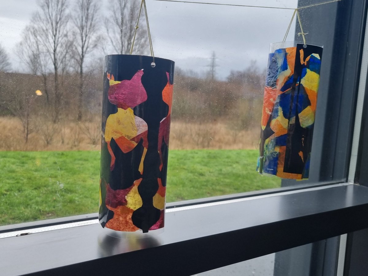 Here is a final look at 2Gs finished lampshade designs 🤩 they look amazing!! 👏 <a href="/stbenedictsren/">St Benedict's High School</a>