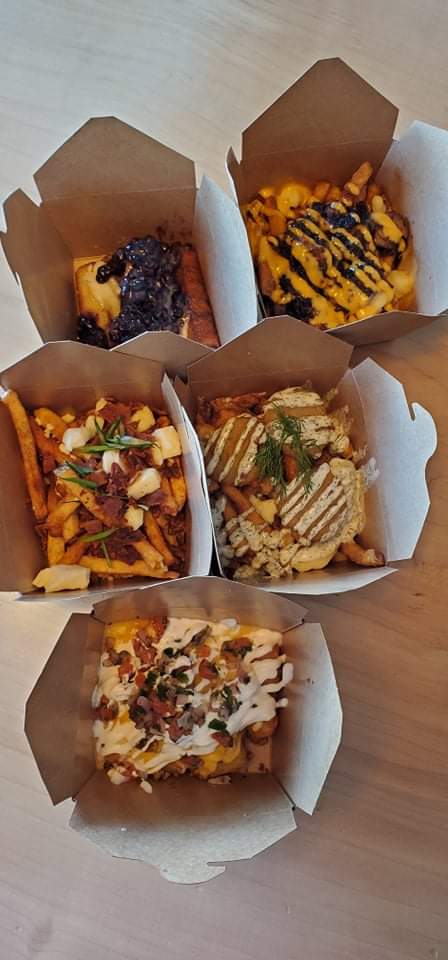 cilantro_chive's tweet photo. We've got these conveniently sized "mini poutine" available for pickup in each location for a limited time during #LaPoutineWeek 💥

https://t.co/ibWdLCgBui 📱

Perfect little lunch or addition at dinner 👌 

We've gotchu!
.
.
.
#EatLocal
#HECKYEAH
#CilantroAndChive https://t.co/Cs8zOBvbqw