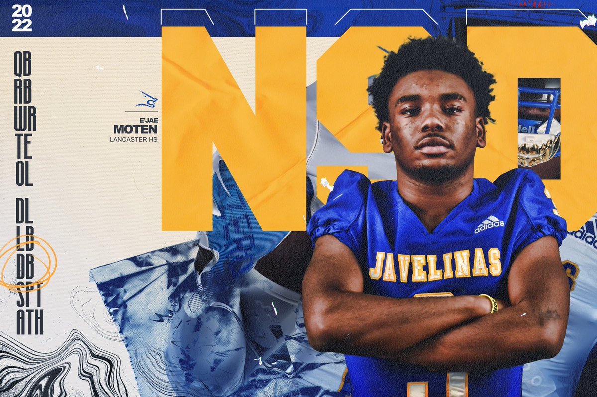 JavelinaFB's tweet photo. Commit #️⃣2️⃣1️⃣ for Javelina Football:
E’Jae Moten - DB - Lancaster HS - @ejaemoten
#HOG22EASON | #NSD22 https://t.co/PuX8i3zLIA