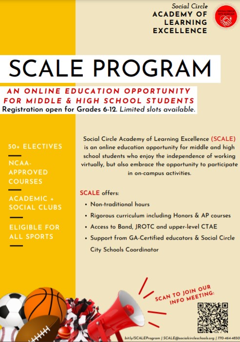 ProgramScale's tweet photo. Currently enrolling for the 2022-2023 school year. Interest meeting is scheduled for Feb. 15th. Scan the QR code for more information. #SCALEyourSuccess #SCALEyourFuture https://t.co/bWMqOSVNW8