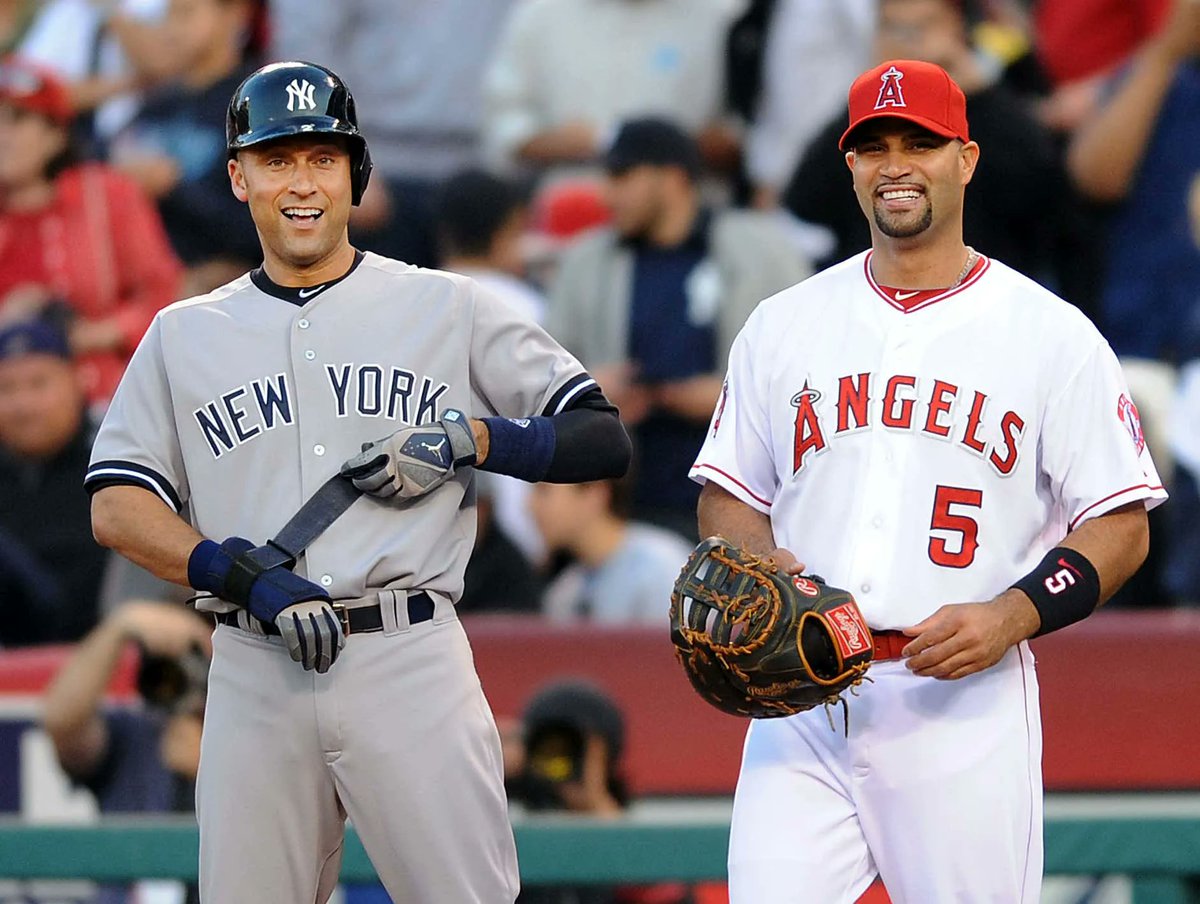 If You Think Derek Jeter Was a Better Baseball Player Than Albert Pujols, You Should Be in Jail barstoolsports.com/blog/3404444/i…