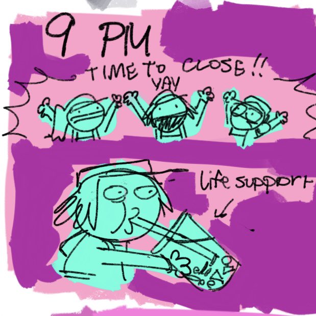 FINISH WORK AND GO HOME 