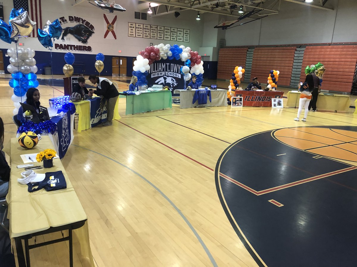 WPBF25News's tweet photo. CONGRATULATIONS! Here's a look at some of the few incredible #SouthFlorida athletes who have committed to schools for #NationalSigningDay Wednesday. #WPBFSigningDay https://t.co/pTG0W8s8GE
