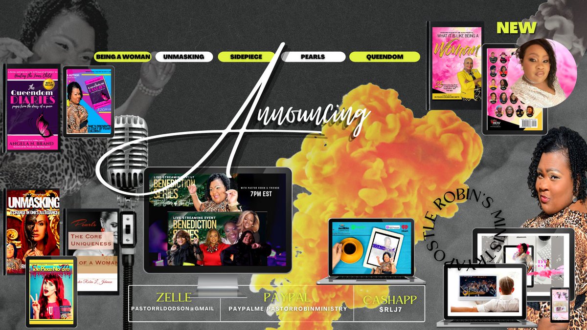 coachrobinj's tweet photo. Order, Connect, and/or View
all of @pastorrljohnson Ministry products, today!
#author #tvshow #lifecoach #workshops #facilitator #leadership #women #enrichment #international #hubs https://t.co/QalGscLASN