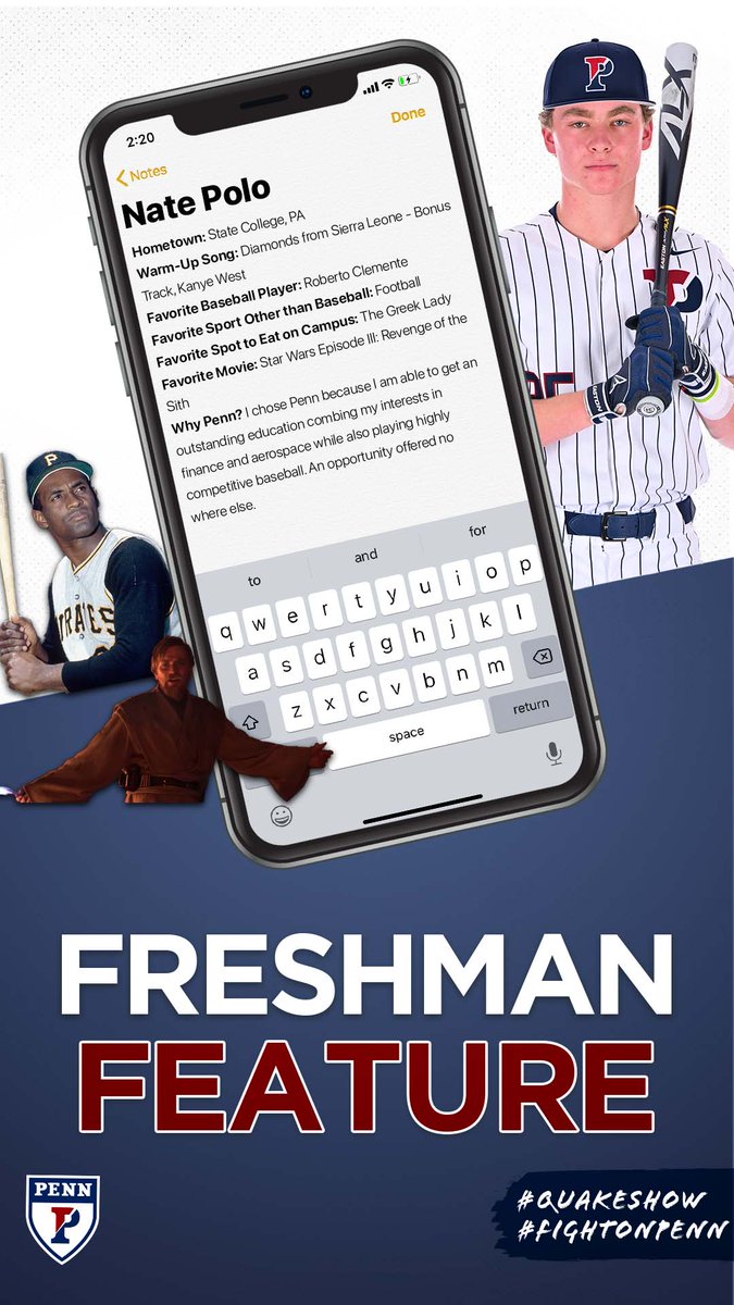 hello there

<a href="/NatePolo1/">Nate Polo</a> you're up next for our Freshman Feature!

#QuakeShow