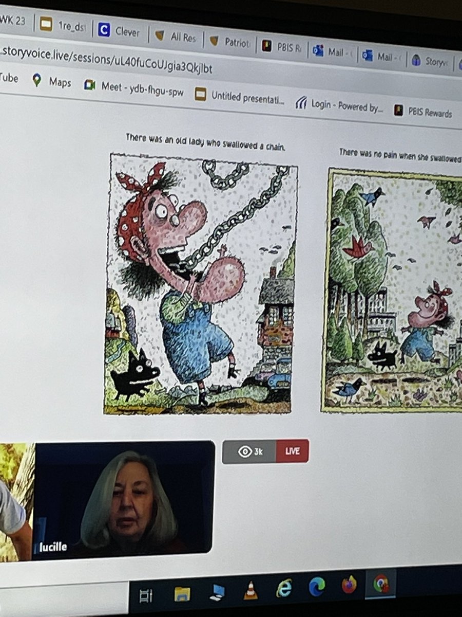 MrsKroesser's tweet photo. We listened to a live reading from Lucille Colandro!!! 💙💙💙#WRAD #WRADClint2022 https://t.co/ps8V76YY5E
