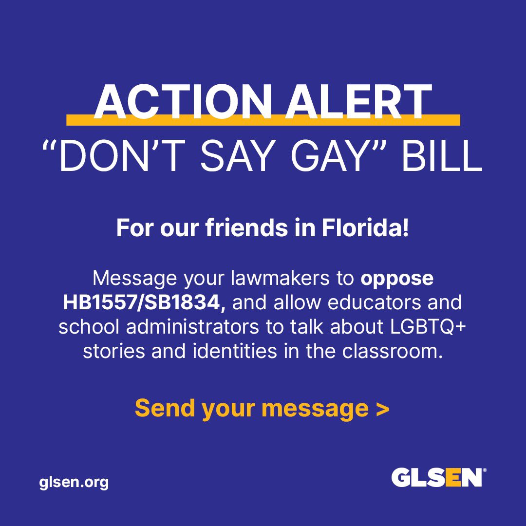 GLSEN tweet media