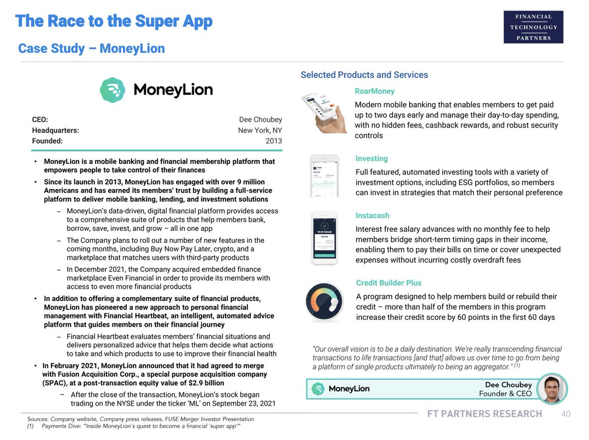 Dee Choubey (@deechoubey) on Twitter photo Always great work by <a href="/FTPartners/">Steve McLaughlin FT</a> and team. <a href="/MoneyLion/">MoneyLion</a> is leading the way in developing a holistic way for Americans to own their Money Life. Always great work by <a href="/FTPartners/">Steve McLaughlin FT</a> and team. <a href="/MoneyLion/">MoneyLion</a> is leading the way in developing a holistic way for Americans to own their Money Life.
