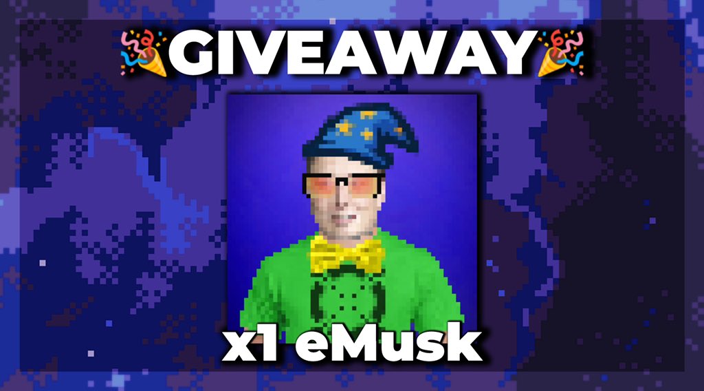 🎁NFT GIVEAWAY🎁

   🙌🏾iGet to GIVE 🙌🏾

🦸I giveaway 1x <a href="/ElrondMuskNFT/">ElrondMusk 2.0 ⚡ MINT IS LIVE</a>

↪To participate:
▫ Join dsc.gg/emusk
▫ Follow <a href="/ElrondMuskNFT/">ElrondMusk 2.0 ⚡ MINT IS LIVE</a>
▫ Follow @WillieD_effect
▫ Retweet ♻️
⏱️End in 24 HOURS
#EGLD #NFT #Giveaways #NFTGiveaway #FreeNFT #ElrondNetwork #Elrond $EGLD