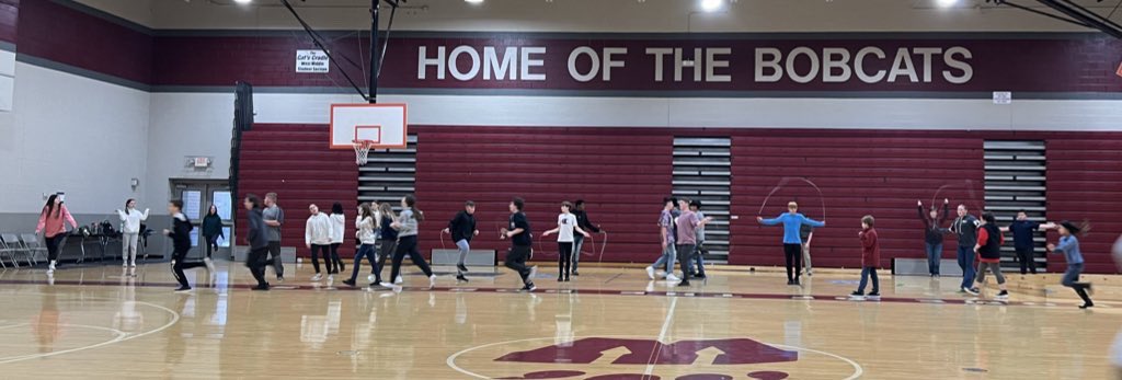 20 Minute Jump &amp; Run Partner Cardio at <a href="/WMS_BOBCATS/">West Middle School</a> Wednesday PE. Two Minutes 🏃‍♂️ 🏃‍♀️ and ✌🏼 Minutes Jump Rope. <a href="/CoachCMac5/">Coach R. C. McMurtry</a> <a href="/CoachHice10/">Jordan Hice</a> <a href="/HerreraCindy15/">Cindy Herrera</a>