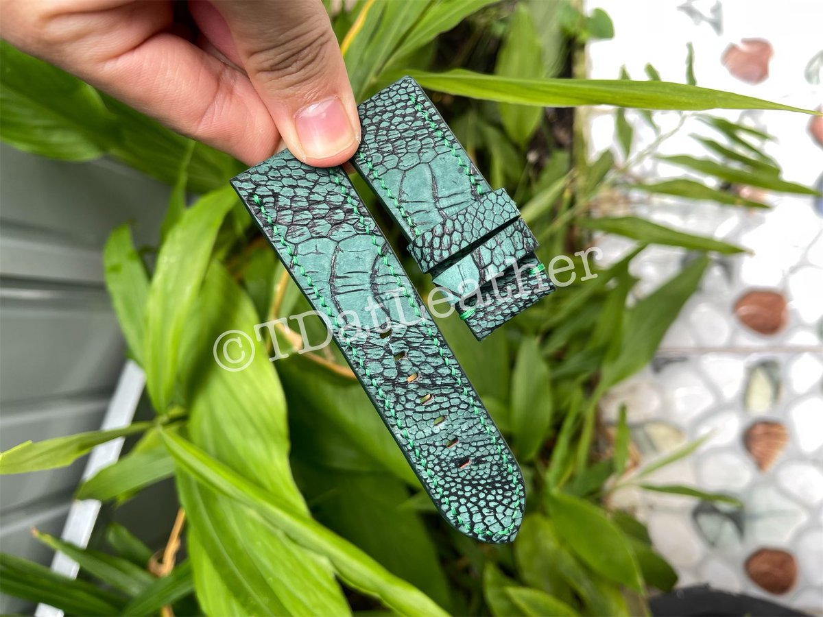 datstraps's tweet image. Handmade by TDat Leather! Custom made strap. TDat Leather now available on Etsy 😍