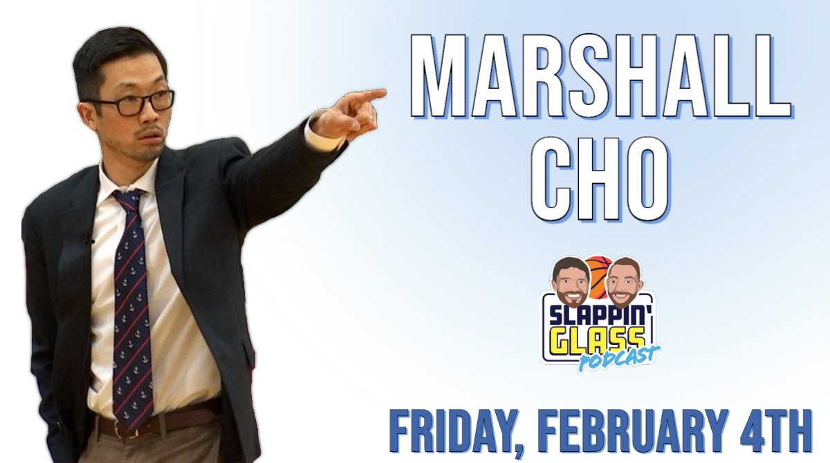Really excited for this Friday's next guest on the Slappin' Glass Podcast... Lake Oswego HS Head Coach, <a href="/CoachCho/">Marshall Cho 조정호</a> 🔥🏀

🎙️ Listen here...podcasts.apple.com/us/podcast/sla…