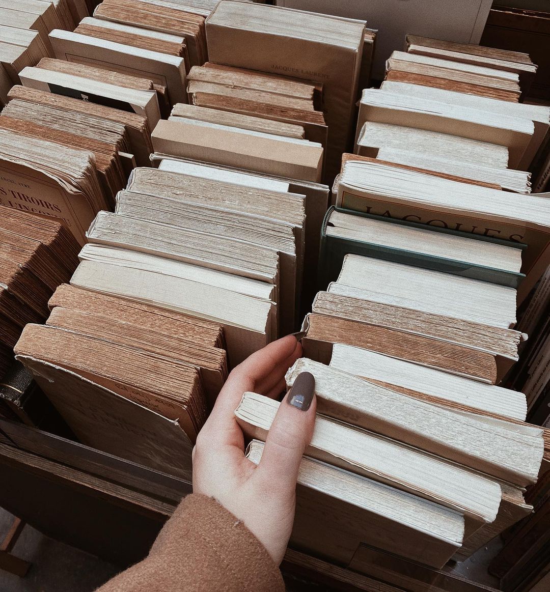 she loves book sales. so many obscure volumes sold for scraps.