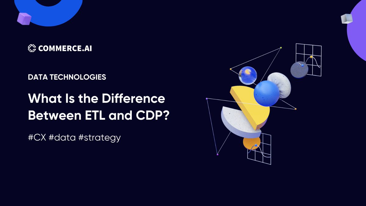 Customer experiences are being fueled and powered by ETLs and CDPs. If you're reviewing your data strategy, or don't know where to start, learn about their strengths &amp; limitations and how unstructured data can take your CX to the next level: bit.ly/3rg4F4O