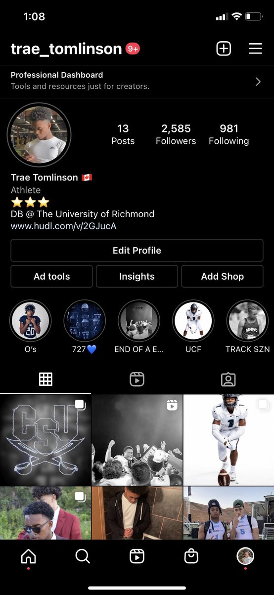 trae_tomlinson1's tweet photo. Be sure to follow me ON IG so you don’t miss anything! Where my Spider Fans at 🕷??? #OneRichmond #LIMITLE22 #URNext https://t.co/kwttBH0Cw4