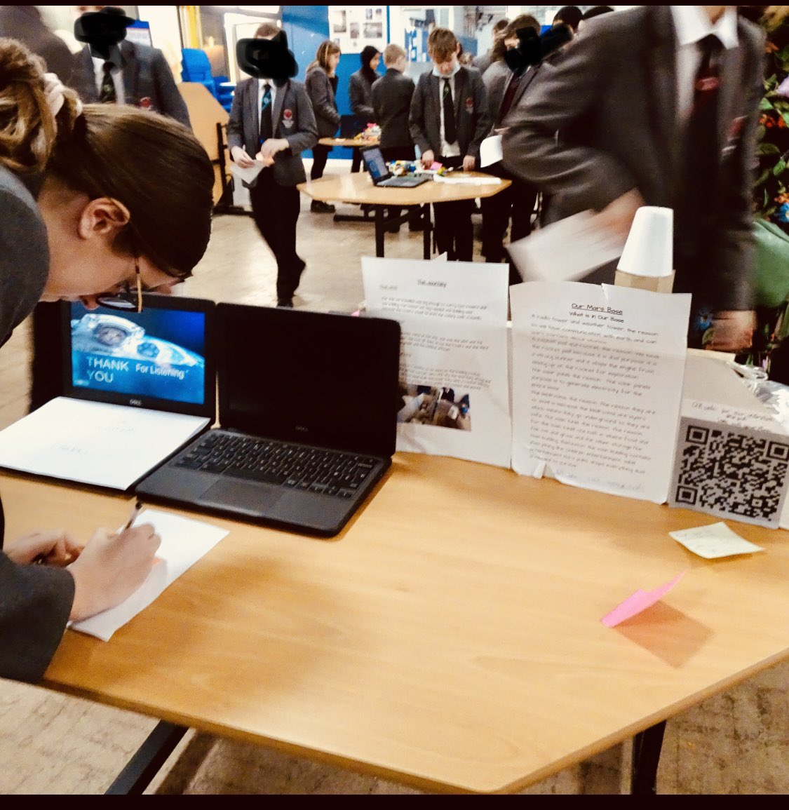 WykhamL's tweet photo. So today was the Final Product for our Space Assignment @WykhamPark @futuresbanbury All of our year 8 students took part . Winners will be announced very soon @AspirationsAT @heidi_teaman https://t.co/pBrD2XmdnA