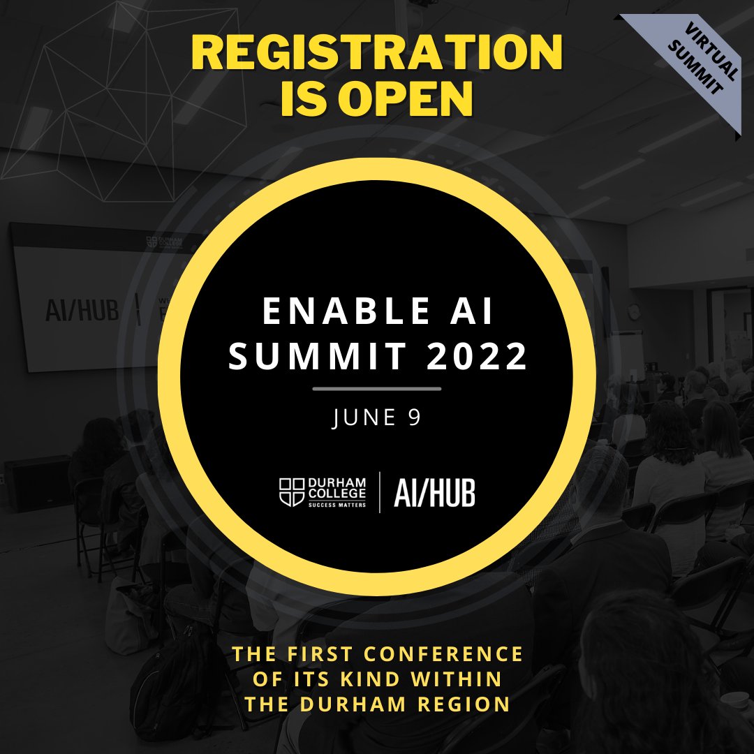 TheAIHub's tweet photo. The wait is over!🚨
Registration is now open for Enable AI Summit 2022!

The third edition of #EnableAIDC will explore #AI knowledge skillset across all sectors!

🗓️June 9, 2022
💻Virtual event

Register for free at https://t.co/67Mvw1nCvD

#LeadingTheWay https://t.co/qsomhdeWwL