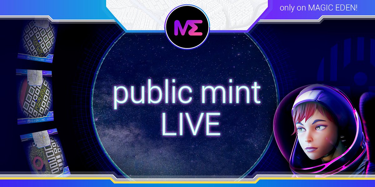 heavenland_io's tweet photo. 🚨 PUBLIC MINT IS LIVE 🚨

NO LIMIT PER WALLET

MINT LINK: https://t.co/VGdYqERG9G https://t.co/hscyc41O1j