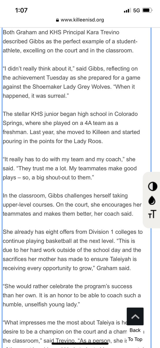 GibbsTaleiyah's tweet photo. I appreciate my Coach and Principal for their kind kind words.ππ½ππ½. #RunitUp #LetsGoRoos https://t.co/BGOauX8nj2