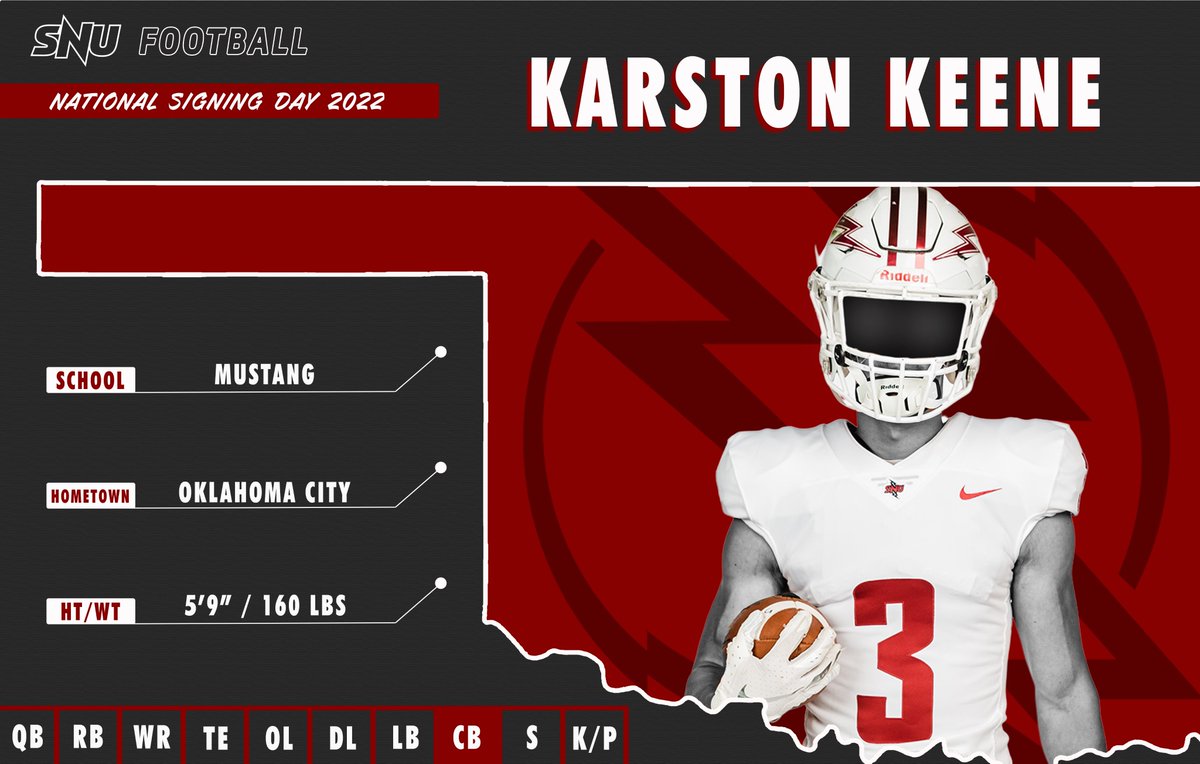 A defensive back from just down the road, welcome <a href="/KarstonKeene/">karston</a> to the Crimson Storm family!

#BoltsUp⚡️
#NSD22
