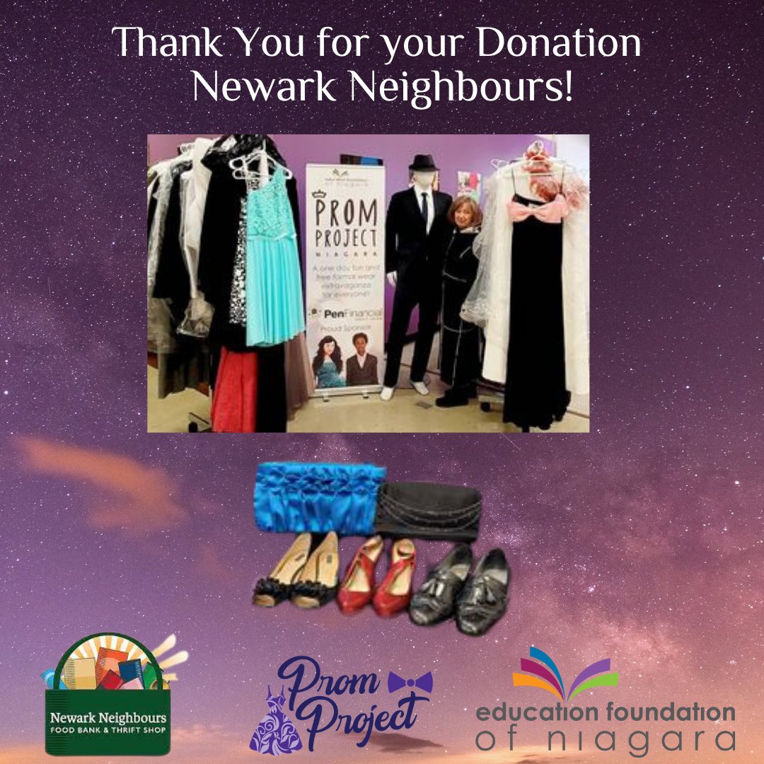 efnniagara's tweet photo. Thank you Newark Neighbours for your generous donation to our Prom Project Initiative! We are so grateful for all the dresses, suits, purses and shoes !!
#newarkneighbours
#efn
#educationfoundationofniagara
#prom
#promproject https://t.co/BiKkmG0zFL