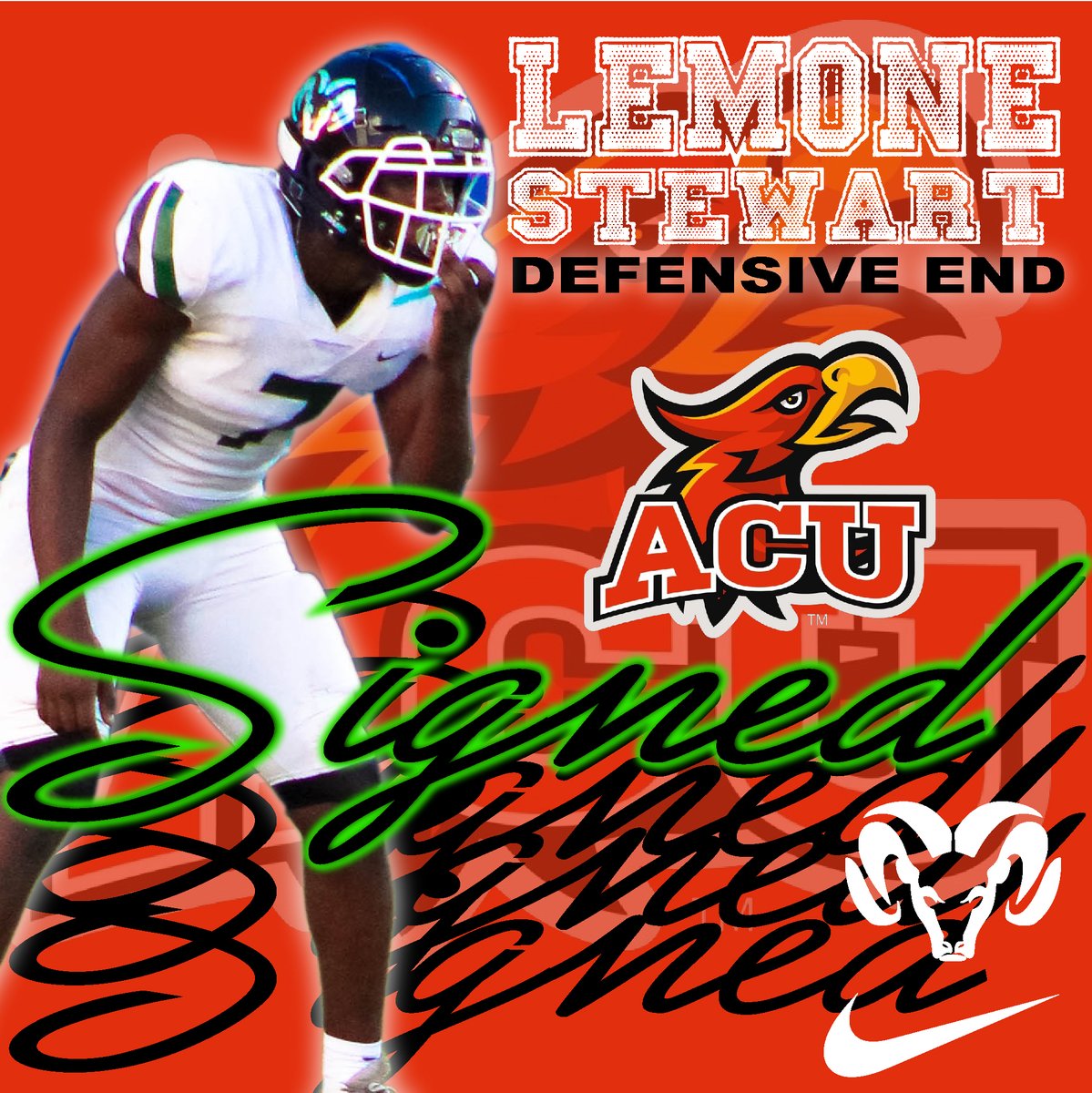BERKNER FOOTBALL (@berknerfootball) on Twitter photo Congratulations <a href="/LemoneStewart/">Lemone Stewart II</a> on signing your NLI with @ACUFootball1! #BuiltRamTough #NSD22 Congratulations <a href="/LemoneStewart/">Lemone Stewart II</a> on signing your NLI with @ACUFootball1! #BuiltRamTough #NSD22