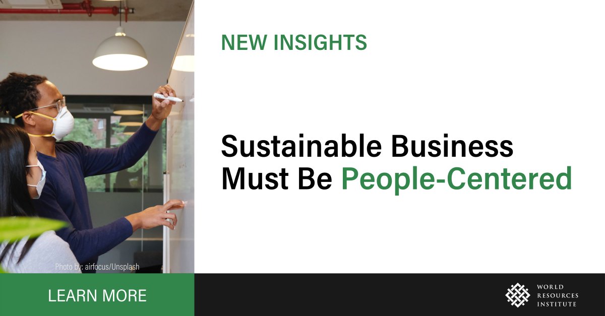 For businesses to exist and succeed, they need people to buy their products and services. Those business offers can be a force for positive transformation or perpetuate outdated, unsustainable practices. bit.ly/3oiPBBI <a href="/WorldResources/">World Resources Institute</a> @ELilyNeag