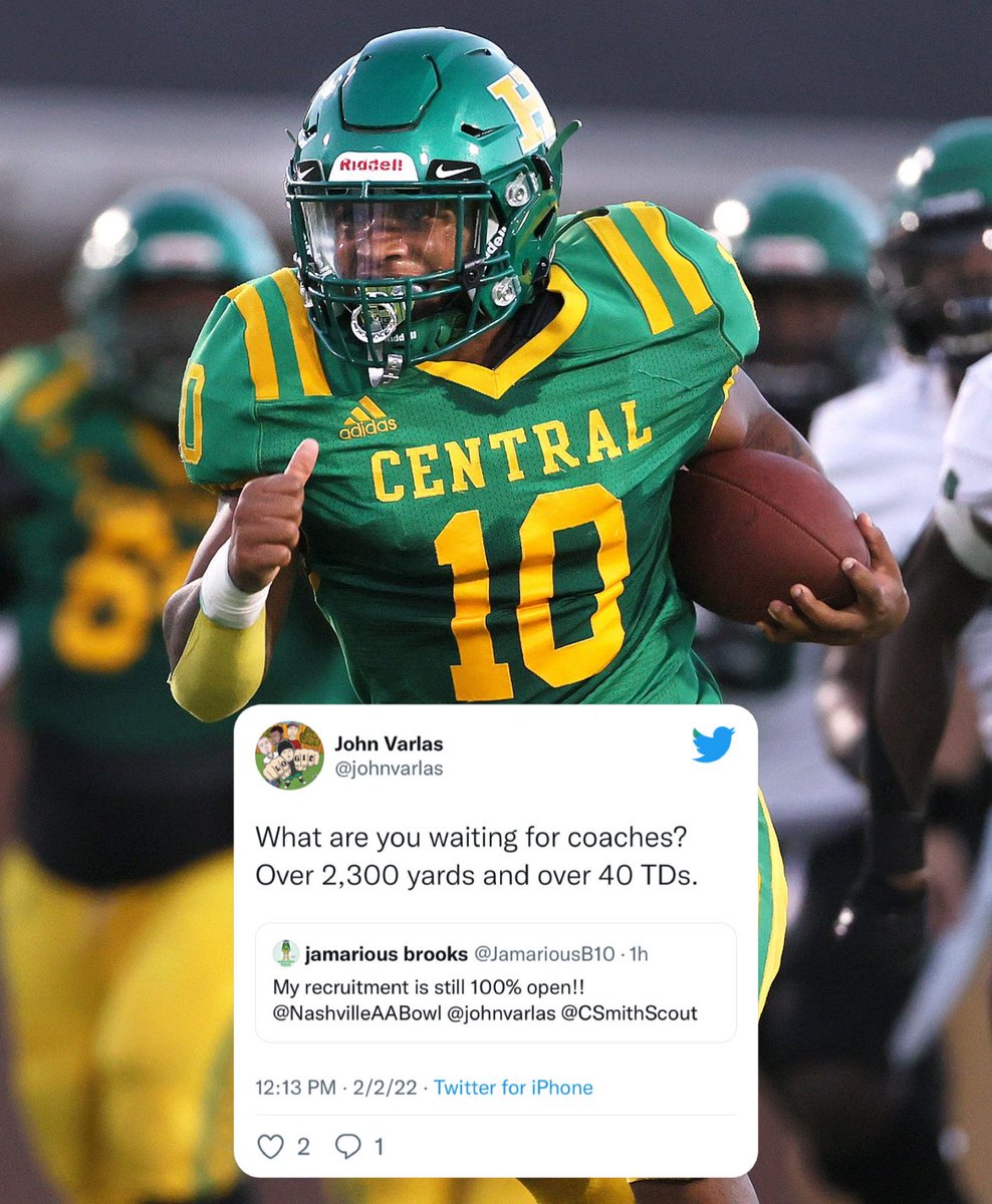 Recruitment still open but it shouldn’t be. Coaches, don’t let this one pass you by. 😤 <a href="/JamariousB10/">jamarious brooks</a>