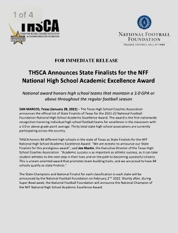 aptxbucks74's tweet photo. Congrats Alpine High School Football on making the finalist list for the National Football Foundation Academic Excellence Award!! GO BUCKS!!
#buckfootball #TOE #buckpride #smartbucks https://t.co/HTcYPN194g