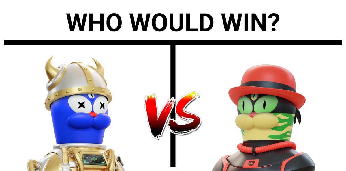 CatPeopleNFT's tweet photo. Let's go for another one... Who would win? Left or right? 😼🔥

Interact with this tweet and get entered into our WL giveaway. 10 spots available, each interaction is an entry! Good luck! 🎉

#CatPeople #NFTCommunity #NFT #NFTs #NFTGame #NFTGiveaway #nftcats #3DNFT #VS #Cats #3D https://t.co/RJBEq2etEd