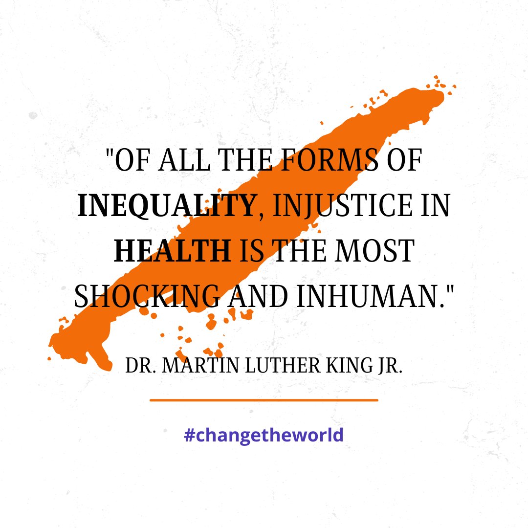 On March 25th, 1966, Marin Luther King spoke before the 2nd Ntnll Con. of the Medical Committee for Human Rights in Chicago, IL arguing that healthcare equality is a basic human right. 

#healthcareheroes #bethechange #healthinequity #changetheworld #blackhistorymonth