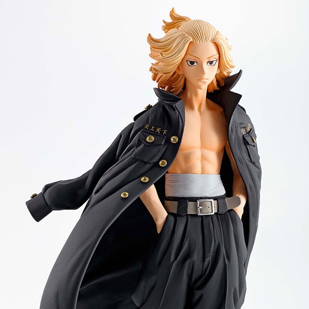 ShopCrunchyroll's tweet photo. Toman's fearless leader, Manjiro Sano a.k.a. "Mikey" has a new figure available for pre-order! A must-have for your Tokyo Revengers collection! 🔥 

GET: https://t.co/KCpmJLJq3b https://t.co/eL758bd9TA