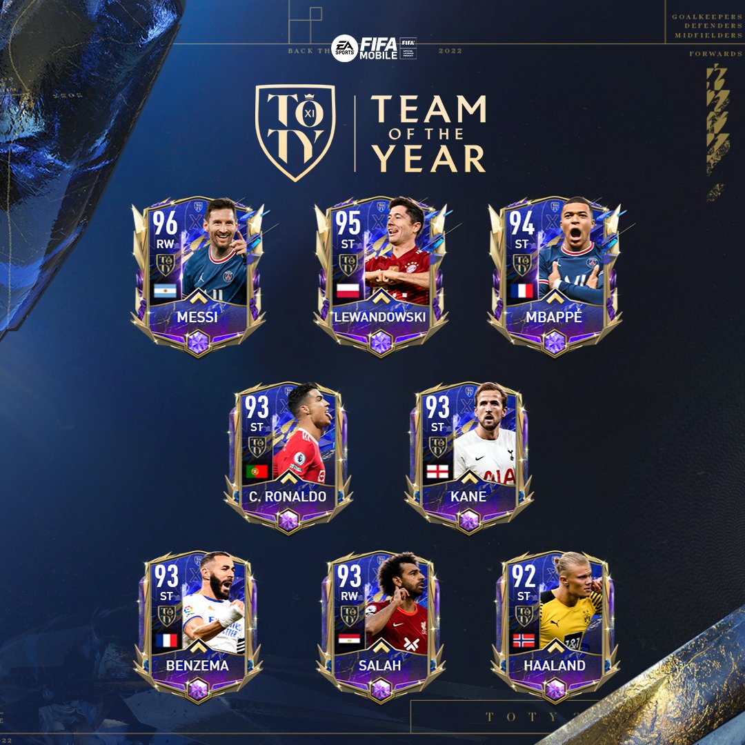 FIFA Mobile, TOTY Teaser, The World's Best. 👑 #TOTY is coming to # FIFAMobile this Thursday. 🙌, By EA SPORTS FC Mobile